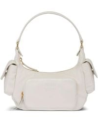 Miu Miu - Schultertasche Aus Nappaleder - Lyst