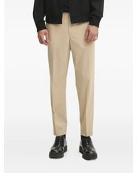 HUGO - Pantalones de algodón con cinturilla elástica - Lyst