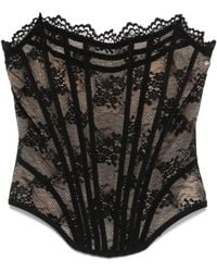 GIUSEPPE DI MORABITO - Corsetto Con Applicazione - Lyst