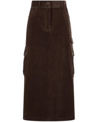 Studio Tomboy X - Rock Aus Cord Mit Aufgesetzten Taschen - Lyst