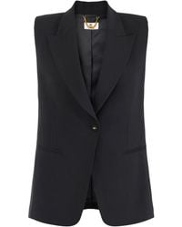 Elisabetta Franchi - ノースリーブ ジャケット - Lyst