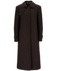 Tagliatore - Bethany Houndstooth-Pattern Coat - Lyst