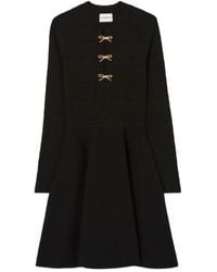 Claudie Pierlot - Vestido skater con detalle de lazo - Lyst