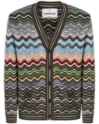 Missoni - Cardigan À Motif Zigzag - Lyst