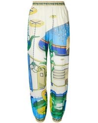 Tory Burch - Pantalon De Jogging Lounge Imprimé - Lyst