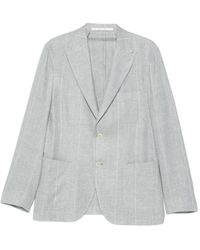 Eleventy - Blazer A Rayas Con Botones - Lyst