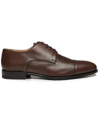 Testoni - Derby-Schuhe Mit Angeschnittener Kappe - Lyst