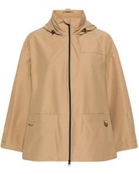 Bimba Y Lola - Zip-Up Hooded Rain Coat - Lyst