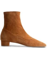 BY FAR - Este Square-Toe Ankle Boots - Lyst