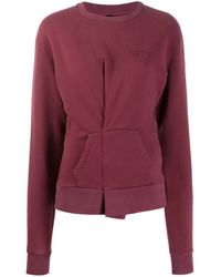 Unravel Project - Folded Detail Sweatshirt - Lyst