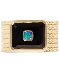 Pascale Monvoisin - 9Kt Anton Onxy And Opal Ring - Lyst