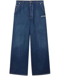 Off-White c/o Virgil Abloh - Jeans With Embroidery - Lyst