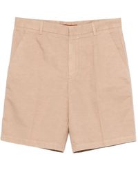 ZEGNA - Bermuda Shorts With Zip And Button Closure - Lyst