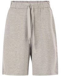 Majestic Filatures - Drawstring-Waist Jersey Shorts - Lyst