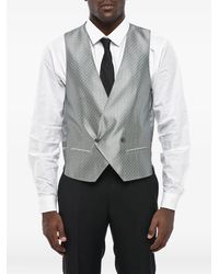 Corneliani - Jacquard Double-Breasted Waistcoat - Lyst