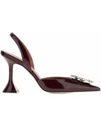 AMINA MUADDI - Begum Sling 95 Merlot Pumps - Lyst