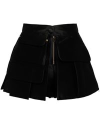 Isabel Sanchis - Multi-pockets Mini Shorts - Lyst