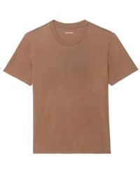 Zadig & Voltaire - Tommy T-Shirt mit Totenkopf-Print - Lyst