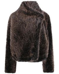 BB COUTURE - Veste Susan En Fourrure Artificielle - Lyst