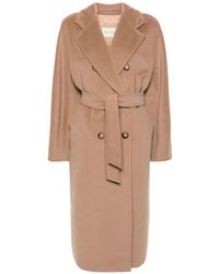Max Mara - Doppelreihiger Madame Mantel mit Gürtel - Lyst
