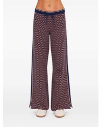 The Upside - Lumiere Juniper Geometric-Pattern Track Pants - Lyst