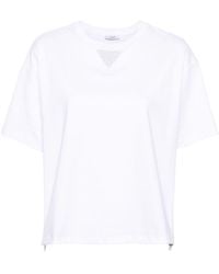 Peserico - T-shirt à détail Punto Luce - Lyst