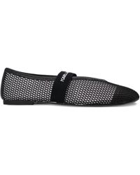 Karl Lagerfeld - Mesh Ballerina Shoes - Lyst
