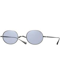 Eyevan 7285 - 901E Round-Frame Sunglasses - Lyst