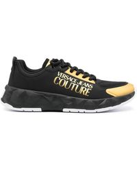 Versace Jeans Couture - Logo-Print Low-Top Sneakers - Lyst