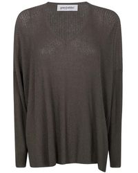 Gentry Portofino - V-Neck Knitted Top - Lyst