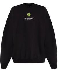 Vetements - Sudadera Con Motivo De Manzana - Lyst