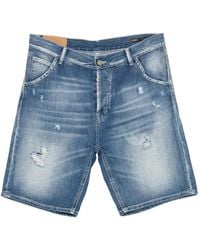 Dondup - Julyan Distressed Denim Shorts - Lyst