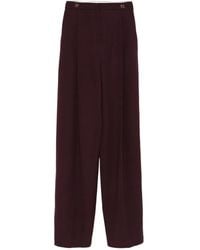 Elisabetta Franchi - Pleated-Front Trousers - Lyst