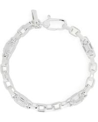 Hatton Labs - Crystal-Embellished Chain-Link Bracelet - Lyst