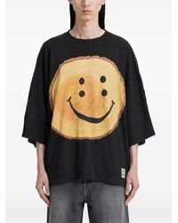 Kapital - Tree Trunk Mesh-Panel T-Shirt - Lyst