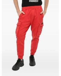DSquared² - Elasticated-Waist Cargo Pants - Lyst