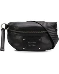 Givenchy - Gürteltasche Mit Logo-Schild - Lyst