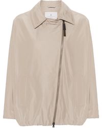 Brunello Cucinelli - Doudoune À Fermeture Zippée Décalée - Lyst