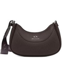 ARMANI EXCHANGE - Logo-Print Shoulder Bag - Lyst