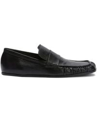Jil Sander - Leren Loafers - Lyst