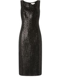 Genny - Square-Neck Sequin Dress - Lyst