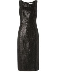 Genny - Paillettenkleid mit eckigem Ausschnitt - Lyst