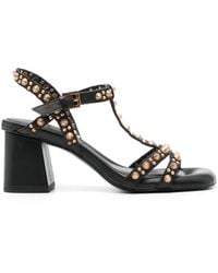 Ash - Janice 75mm Leather Sandals - Lyst