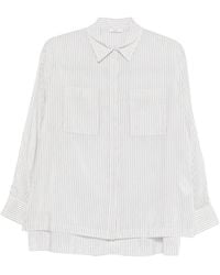 Peserico - Striped-Pattern Shirt - Lyst