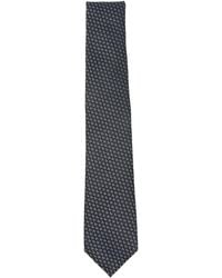 Giorgio Armani - Geometrisch gemusterte Krawatte - Lyst