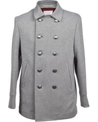 Brunello Cucinelli - ヘリンボーン ダブルジャケット - Lyst