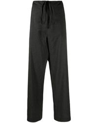The Row - Argent Pant In Silk And Cotton - Lyst