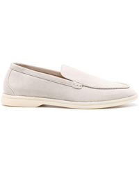 SCAROSSO - Ludovica Suède Loafers - Lyst