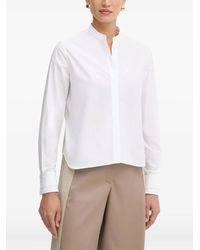 BOSS - Bertyna Monday Mandarin-Collar Shirt - Lyst