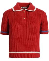 Bally - Cotton Polo Top - Lyst
